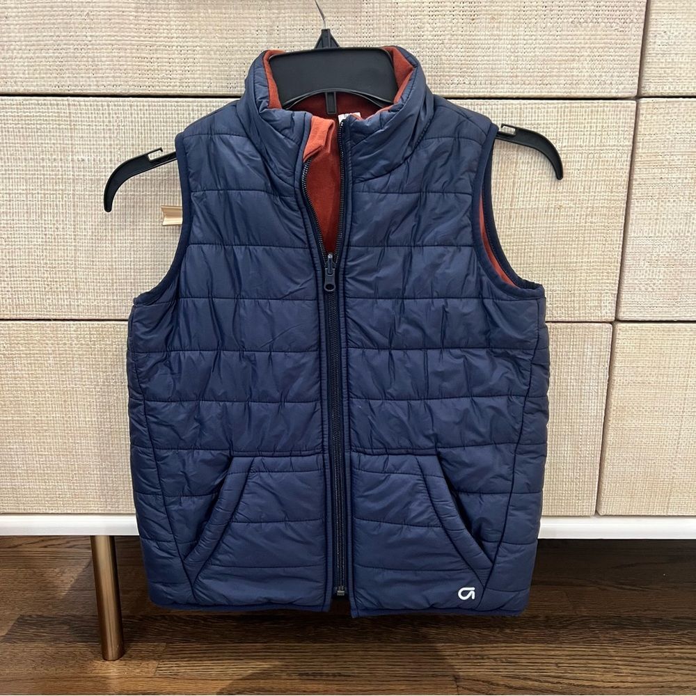 Gap Kids Recycled Nylon Fit Tech Reversible Vest Puffer
